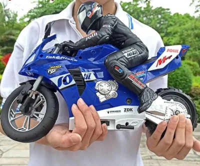 1:6 RC Self-Balancing Racing Motorcycle Stunt Drift Remote Control Motorbike Toy - Image 1 of 4