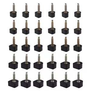 30Pcs/15 Pairs Shoe Repair Stiletto Replacement Heel Tips Dowel Lifts - Picture 1 of 6