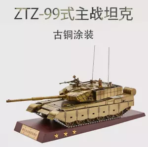 1:24 43 cm Cina nuovo tipo 99 carri armati battaglia principale esercito pressofuso armatura militare modello - Foto 1 di 5