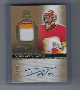 2023-24 Upper Deck The Cup Signature Materials Rookies #62/99 - Dustin Wolf - Picture 1 of 2