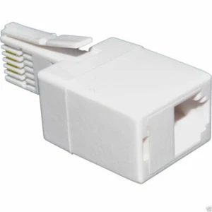 BT 431A Wtyczka do 4-pinowego gniazda RJ11 Kabel telefoniczny Adapter [006037] - Zdjęcie 1 z 1
