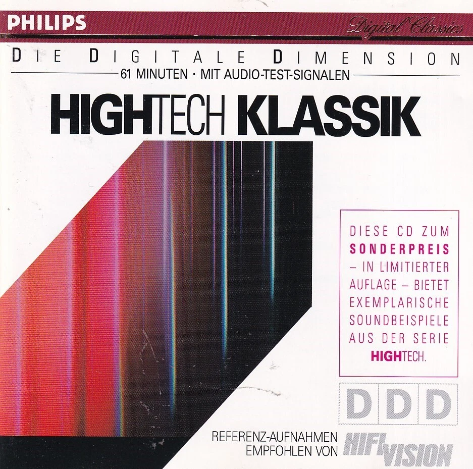 Hightech Klassik Bach/Mozart/Strauss [Audio CD] Marriner; Davis und Masur - Bild 1 von 1