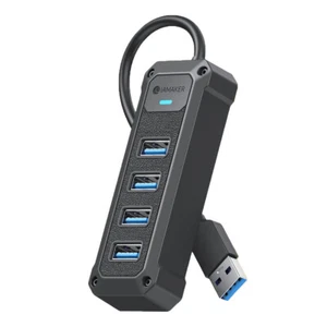 4 Ports USB B Hub Type B to USB3.0 Hub Adapter For MacBook Android PC W/ Type-B - Picture 1 of 10