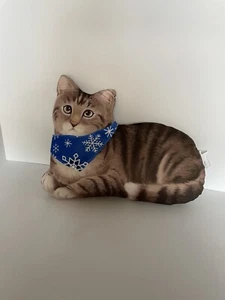 Realistic Stuffed Plush Cat ETC. Catalog Exclusive - Picture 1 of 4