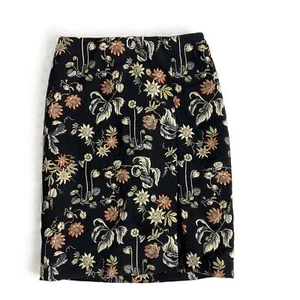 Ann Taylor Printing Floral Slit Knee-Length Casual Pencil Skirt 6 - Picture 1 of 7