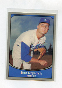 1990 PACIFIC BASEBALL LEGENDS # 29  DON DRYSDALE , DODGERS