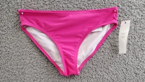 Calvin Klein Logo Detail Bikini Bottom Girls M 8/10 Bright Pink Elastic Waist - Picture 1 of 16