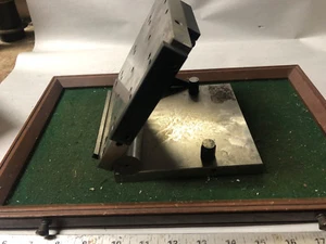MACHINIST TOOL LATHE Machinist Adjustable Angle Sine Plate Fixture Block 6" X 6" - Picture 1 of 8