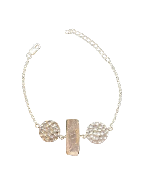 Moda Positano Gioielli - Collezione Zaffiro - Bracciale  Ag 925 con Quarzo Rosa - Immagine 1 di 4