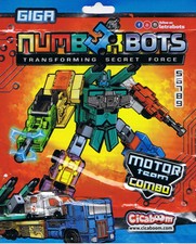 NUMBERBOTS NUMERI TRASFORMABILI IN ROBOT DOPPIONI DISPONIBILI ED. CICABOOM 2020