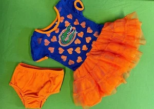 NCAA Florida Gators Tulle Dress Outfit 2-piece Set Toddler 24 months - Picture 1 of 5