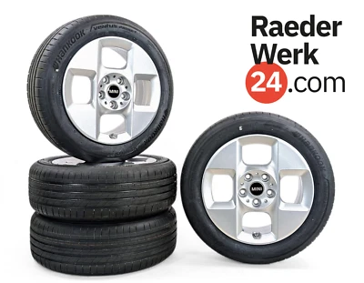 NEU Original MINI F65 F66 F67 Sommerräder 16 Zoll 4-Square Spoke 955 RDCi DOT24 - Bild 1 von 4