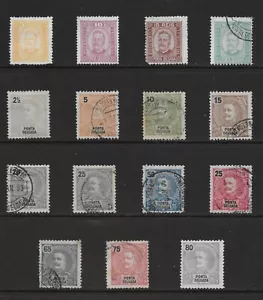 PONTA DELGADO VARIOS NÚMEROS MH/MNG/USADOS (R2) 1892 a 1905 - Imagen 1 de 2