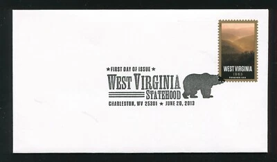 4790 West Virginia Statehood FDC First Day Cover 2013 - Image 1 of 4