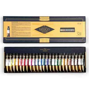 Mijello MWC-7024 Mission Gold Class Watercolor Paint 7 ml x 24 Colors for Pro - Picture 1 of 3