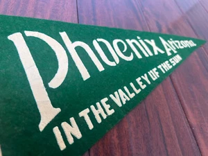 Vintage Phoenix Arizona Im Tal der Sonne Wimpel - Bild 1 von 18