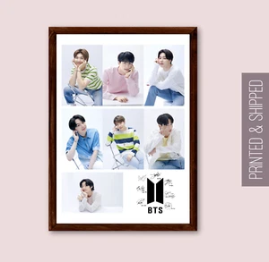 BTS Photo Collage Jungkook Suga J-Hope V Jin Jimin RM Bangtan Boys KPOP Photos - Imagen 1 de 6