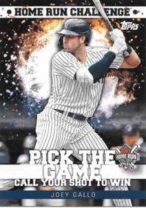 2022 Topps Series 1 JOEY GALLO Home Run Challenge - NEW YORK YANKEES - #HRC-21 - Picture 1 of 1