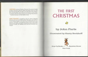 The First Navidad John Paris Art Harry Beckhoff Stepup Libro Al Azar Casa 1970 - Picture 1 of 12