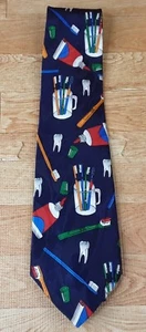 Zahnarzt Steven Harris Krawatte 100 % Polyester 57 Zoll - Bild 1 von 3