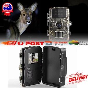 12MP 1080P HD Trail Wildlife Night Vision Camera Trap Hunting Game Cam PIR GV - Picture 1 of 12