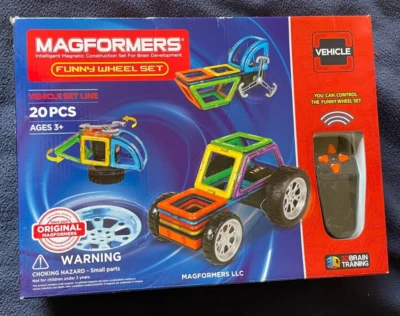 Magformers 20-Piece Funny Wheel Set Vehicle Set Line - NIB - Image 1 of 4