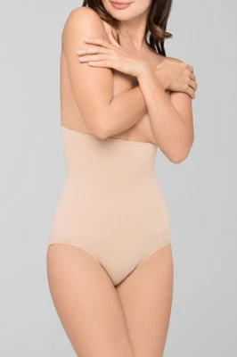 Body Wrap 44811 Nude Superior Derriere High Waist Seamless Control Panty UK 6 - Image 1 of 3
