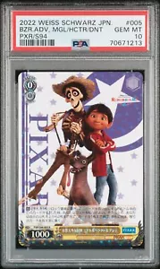 2022 Weiss Schwarz Pixar #005 Miguel Hector Dante Pxr/S94 PSA 10 GEM MINT - Picture 1 of 2