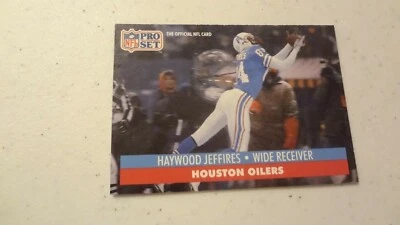 1991 PRO SET# 517 HAYWOOD JEFFRIES  FOOTBALL CARD - Image 1 of 2