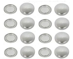 50 Self Cover Buttons 19mm 50 Flatback Fabric DIY win tool set Flat Back for Glu - Picture 1 of 1