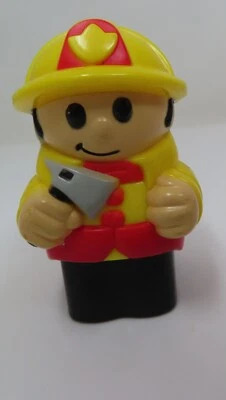 Mega Bloks Blocks My First Fireman Figure Block Buddies Square Bottom - Image 1 of 4