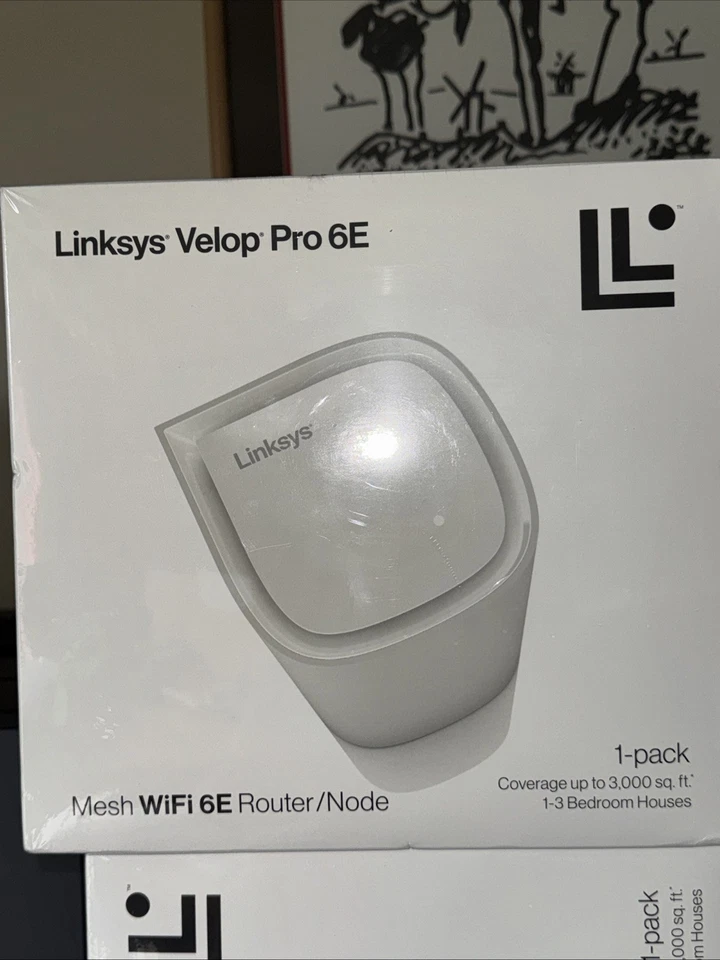 Linksys Velop Pro6E MX6201 White Tri-Band Mesh Wi-Fi 6E Wireless Router