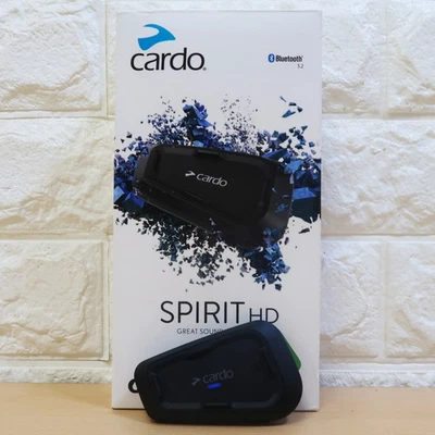 Cardo Spirit HD Bluetooth Waterproof 2-Way Motorcycle Helmet Intercom - Single - Image 1 of 4