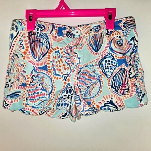 LILLY PULITZER Shorts Shell Me About It rosa rot blau Mädchen Größe 14 - Bild 1 von 7