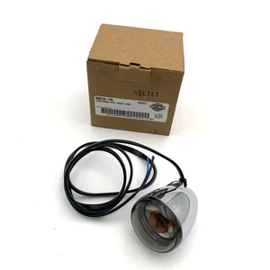 oem Harley 68614-03 Chrome Bullet CVO Front Turn Signal Smoke Lens Touring Dyna - Picture 1 of 8