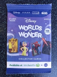 UNOPENED : Woolworths Disney Worlds Of Wonder 2024 Collector Cards. - Picture 1 of 1