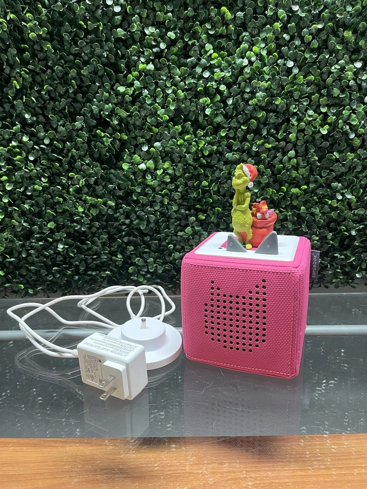 Tonies Disney Rosa Toniebox Paquete con Grinch Usado en Excelente Condición Foto 1 de 2