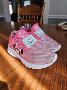 Disney Minnie Mouse Mädchen rosa Kleinkind Turnschuhe Tennisschuhe Größe 8 - Bild 1 von 6