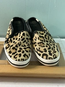 Zapatillas sin cordones Keds for Kate Spade pelo de becerro leopardo talla 6 - Imagen 1 de 8