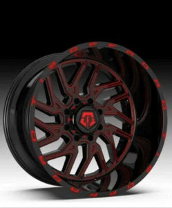 Set of 4 24x14 Tis 544BMR Wheels 8x170 - Picture 1 of 1