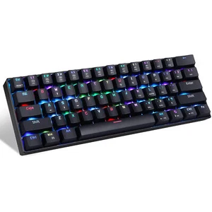 Mechanical Feeling USB Wired Gaming Keyboard Backlit 61 Keys for PC N5C2 - Picture 1 of 11