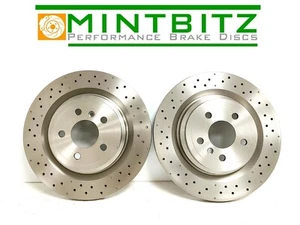 Rear Drilled Brake Discs For Mercedes M-Class W166 ML 250 CDI BlueTec 330mm - Picture 1 of 3