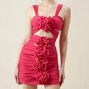 3D flower cut One-piece swimsuit summer swimsuit 2023 shorts Burkini tight - Picture 1 of 21