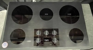 Whirlpool WCE55US6HB 36 " Electric Cooktop with 5 Element Burners, Ceramic Glass - Picture 1 of 7