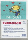 Puzzle-Karte Grußkarte versch Motive OVP m Kuvert Umschlag "Für Dich"
