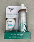 Dove Body Wash Starter Kit Concentrate Reusable Bottle Daily Moisture