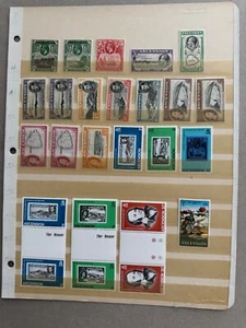 Ascension Island group of 25 stamps loose Scott Cat 1/250 1922/1979 dups - Picture 1 of 2