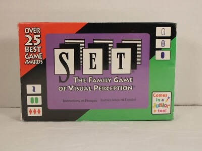Set The Family Game Of Visual Perception 25 Best Game Awards 1991 NIB Sealed - Image 1 of 2