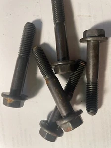(5) M10-1.5x60 Hex Flange Bolts M10x1.5x60 Grade 10.9 10mm x 60mm Screws - Picture 1 of 1