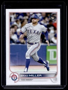 2022 Topps Update Vintage Stock Brad Miller 44/99 Texas Rangers #US91 - Picture 1 of 2